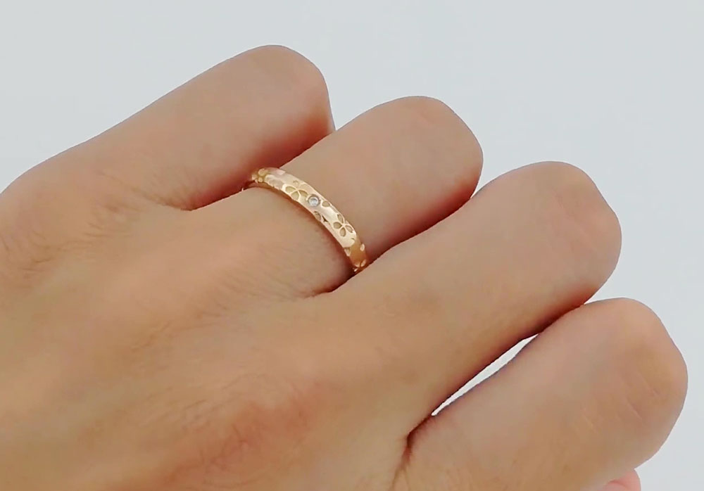 桜指輪 1 Mind Jewelry