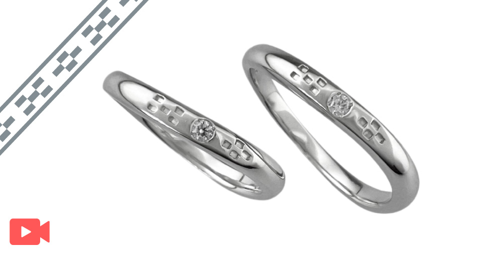 ミンサー柄指輪（当店オリジナルの沖縄リング） | 1 MIND JEWELRY